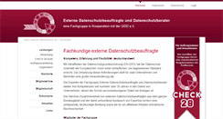 Desktop Screenshot of externer-datenschutz.de